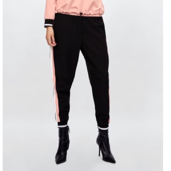 COPY - ZARA Colour Block Jogger Pants - Picture 3 of 6